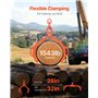 Pince de Levage pour Bois Bûches Grumes Pivotante 2 Griffes Capacité de Levage 700 kg