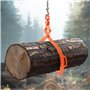 VEVOR Pince Forestière pour Troncs 812 mm, Pince de Levage pour Bois Bûches Grumes Pivotante 2 Griffes Capacité de Levage 700 kg