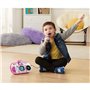 VTech - Kidi Superstar DJ Studio Rose, Micro Karaoké Enfant 9 en 1 avec Table de Mixage, Boule Disco Lumineuse Rotative, Apprent