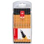STABILO Point 88 Lot de 3 paquets de 10 feutres fins Noir