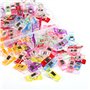 Gwhole Lot de 108 Clips Pinces 2.7cm x 1cm en Plastique pour Tissu Reliure Couture Artisanat