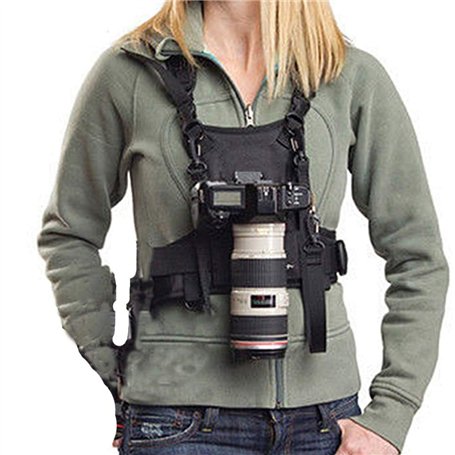 Nicama Harnais de Transport pour Appareil Photo Reflex numérique Canon 6D 5D2 Nikon D810 Sony A7S Sigma Olympus