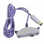 Link-e : Cable Link Compatible avec Les Consoles Nintendo Gamecube et Game Boy Advance (GBA, GBA SP, Pokemon...)