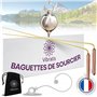 Vibratis Baguettes de Sourcier Professionnelles Modèle Premium & Pendule Divinatoire | Pack Idéal pour Commencer la Radiesthésie