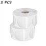 GZGXKJ 1000 Pièces Étiquette de Sceau Transparent 1Pouces Autocollants Enveloppe Ronde Étiquettes Autocollants Rondes Transparen