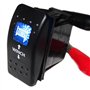 E Support™ Interrupteur à Bascule Commutateur 7 Broches Momentané Lampe Lumière LED Bleu 12V pour Voiture Bateau Winch in Out