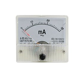 sourcingmap AC 0–30mA 85L1–A analogique pour ampèremètre rectangulaire PaNNEAU DE JAUGE