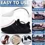 MOYKSRR Lot de 5 Paires Embauchoirs en Plastique, D'embauchoirs en Plastique à Longueur Réglable, Embauchoirs Chaussures avec Re