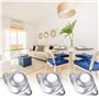 Jubaopen 8 PCS Roulette a Bille Roulement de Transfert Roulement Convoyeur Roulettes pour Meubles Roulette a Bille Nylon Roulett