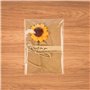 Jubaopen 25PCS Carte de Voeux Fleur Séchée, Enveloppe Carte de Voeux, Cartes de Voeux de Noël, Fleurs Séchées Carte Postale pour