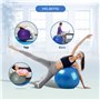 ENDLESS Ballon de Yoga Anti-éclatement de 55 cm | Ballon d'exercice en PVC épais pour Fitness, Pilates, stabilité et entraînemen