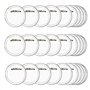 Lot de 30 badges transparents de 6 cm pour loisirs créatifs et activités artistiques sur papier et vêtements pour enfants