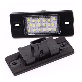 PolarLander 2Pcs Car LED Numéro de Plaque d'immatriculation Light No Error for P-orsche C-ayenne 955 957 V/W Touareg Passat Tigu
