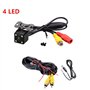 VIGORFLYRUN PARTS LTD 4.3" Rétroviseur Moniteur pour Voiture + 4LED Caméra de Recul Vision Nocturne émetteur sans Fil
