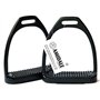 AMIDALE SPORTS Aluminium Léger Étriers Équitation avec Marches 4.75" Noir