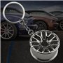 Porte-clés avec jante de voiture – Accessoire robuste pour les fans de voiture et les amateurs de sport automobile et cadeau, ar