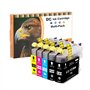 D&C Cartouche d'encre Compatible pour Brother LC-123 LC123 XL pour Brother DCP-J132W DCP-J150 Series DCP-J152W DCP-J152WR DCP-J1