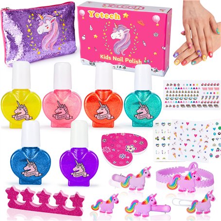 Lubibi 18Pcs Vernis À Ongles Enfant Set