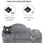SMALLRIG Cold Shoe Adaptateur Froid Chaussures avec Trou de 1/4"-20 pour DSLR Camera LED EVF Flashs - 1241