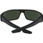 Spy Mixte Logan Lunettes de Soleil, Soft Matte Black, Talla Única