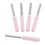 Lot de 5 Limes d'affûtage pour Polissage de Tronçonneuse,Tête de Polissage de Meulage en Diamant de 4,8 mm