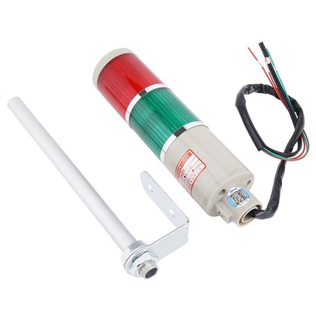 1PC LTA205-2 220V Voyant d'avertissement Ampoule d'équipement d'urgence Lampe mixte rouge et verte