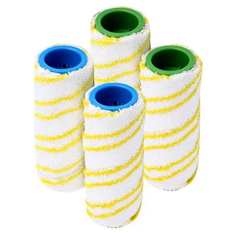 Jissta Rouleaux De Rechange Pour FC3 FC3D FC7 FC5(4 brosses à rouler)，Remplacement des Rouleaux