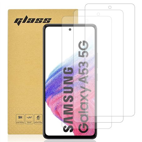 Totill [Lot de 3] Verre Trempé compatible Samsung Galaxy A53