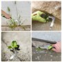 xnnmzhao Lot de 2 gratte-mauvaises herbes avec manche - Avec long - Pour le jardin - Pour enlever les mauvaises herbes et la mou