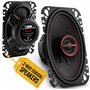 DS18 GEN-X4.6 4x6 135 Watts 2 Voies coaxial Haut-parleurs 4 Ohms - Vendu comme Une Paire de 2 Noir