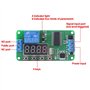 Module de Relais de Commutateur de Temporisation d'Automatisation LED DC 12V Module de Commutateur de Minuterie d'Affichage à LE