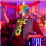 LOHAME 7pcs Accessoires de Costume de Clown Perruque de Clown Nez de Clown Gants rouges Cravate Papillon blanchepour Carnaval Ci