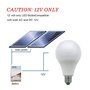 Ampoules LED Edison à vis E27, 3W (30W), 12V A50 GLS ES Globe Ampoule Blanc Froid - Idéal Pour Eclairage Solaire Hors Réseau Bat