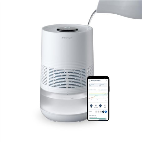 Blueair Premium Smart Humidificateur d'air: Réservoir de 3.5L Résistant au Lave-Vaisselle pour les Grandes Pièces
