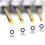 4pcs 1.5mm 2.0mm 2.5mm 3.0mm Jeu de Tournevis Hexagonal Titanium Hexagon Tournevis Clé Kit d'outils pour Multi-Axes FPV Racing D