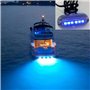 ZONCENG Éclairage de bateau 12 V 6 LED étanche Lampe de nuit sous-marine Paysage lumières ancre marine lumière de signalisation 