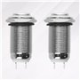 WMYCONGCONG Lot de 2 Interrupteur à bouton-poussoir à verrouillage de 12 mm Interrupteur à bouton étanche marche-arrêt 3A 250V A