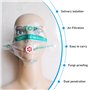 20pcs CPR Masque Porte-Clés Kit D'urgence Barrière Respiratoire Porter Secours Boucliers De Visage Avec Barrière De Respiration 