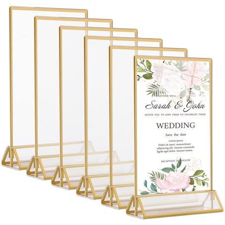 Fabaoday Cadres Photos Dorés Double Face