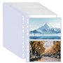 Pack de 50 Housses A4 pour Photos avec 200 Compartiments pour Classeurs 2/3/4 Anneaux