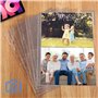 Pack de 50 Housses A4 pour Photos avec 200 Compartiments pour Classeurs 2/3/4 Anneaux, pochette plastique carte avec 2 Compartim