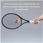 8Pcs Amortisseurs En Silicone En Forme De Coeur, Amortisseurs De Raquette De Tennis, Petits Outils Créatifs D'Absorption Des Cho