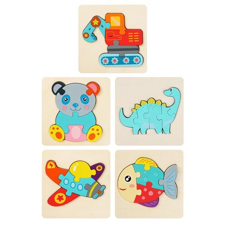 Jouet De Puzzle De 5 Pièces Pour Les Tout-Petits