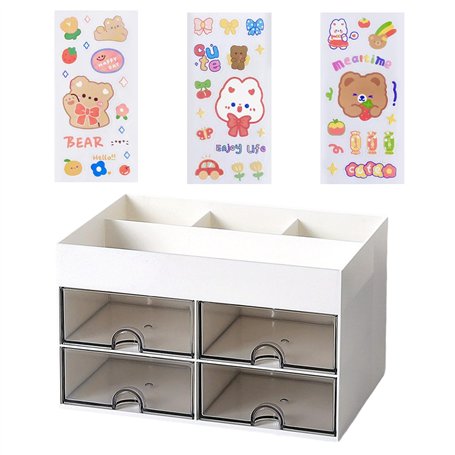 MEMOFYND Organiseur de Bureau avec 3 Autocollants DIY