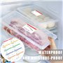 MAXQUU Lot de 150 étiquettes adhésives faciles à décoller pour réfrigérateur, épices, étiquettes alimentaires, pour articles de
