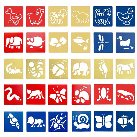 COACOM Lot de 30 modèles de dessin pour enfants