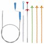 Drain Outil de Nettoyage de Serpent Deboucheur Canalisation Kit Flexible Cheveux Drain pour Cuisine Baignoire Évier 6 Paquet