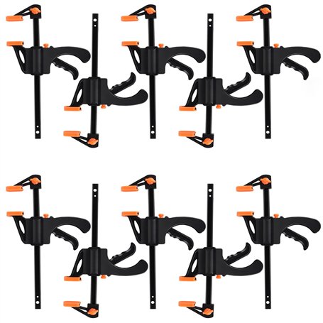 Onezebra 10 Pièces Pince de Table à cliquet à Une Main