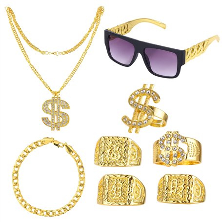 BUCOMTU Lot de 8 tenues de proxénètes