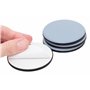 Lot de 4 patins auto-adhésifs PTFE - Pour meubles - Évite les frottements sur les parquets ou moquettes - Idéal pour déplacer de